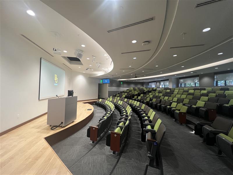 Auditorium 105 Right side stage view