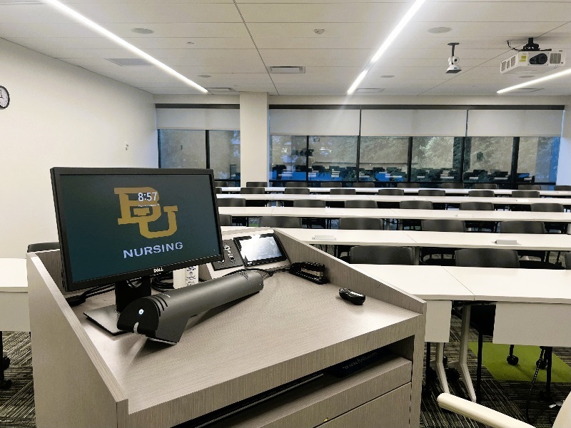Classroom 205 podium view
